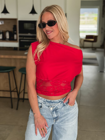 Blouse Maïna - Rouge