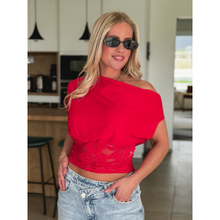 Blouse Maïna - Rouge