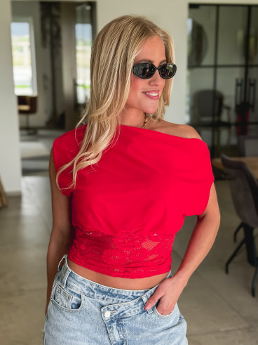 Blouse Maïna - Rouge