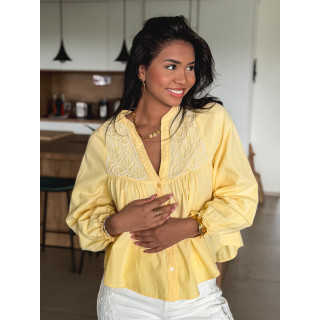 Chemisier Azénore - Jaune