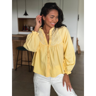 Chemisier Azénore - Jaune