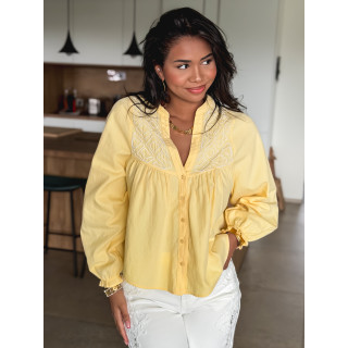 Chemisier Azénore - Jaune