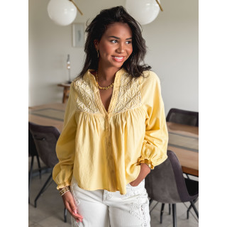 Chemisier Azénore - Jaune