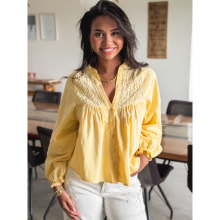 Chemisier Azénore - Jaune