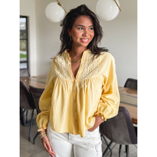 Chemisier Azénore - Jaune