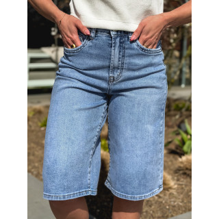 Bermuda en jeans Liaona - Bleu