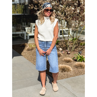 Bermuda en jeans Liaona - Bleu