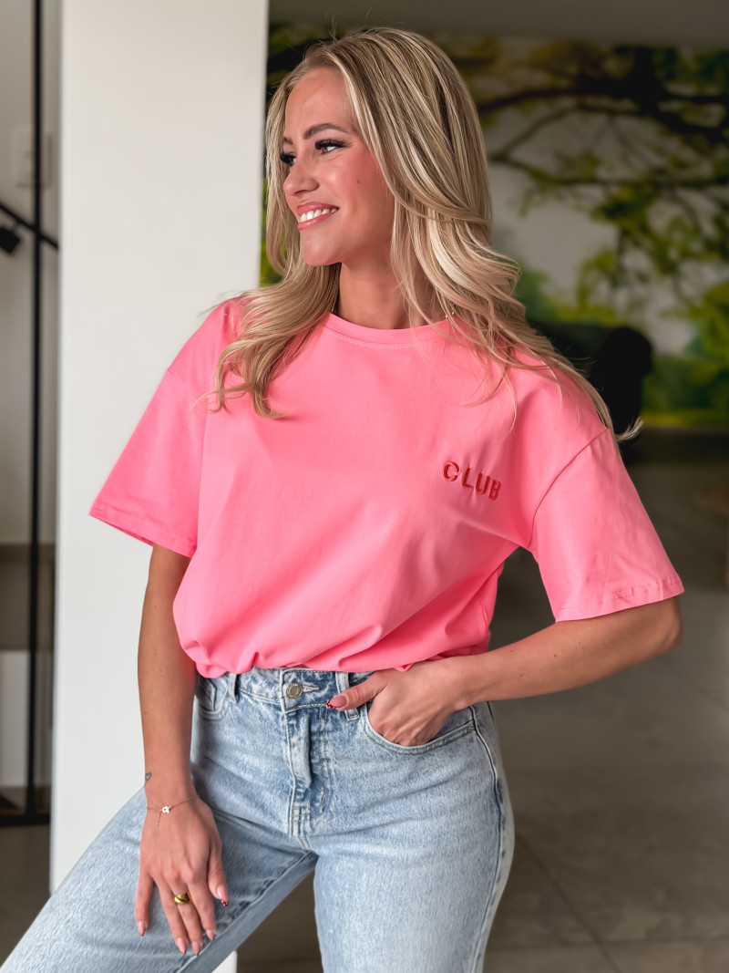 T-shirt Dynastie - Fuchsia