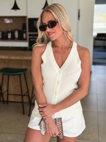 Blouse Alexina - Blanc