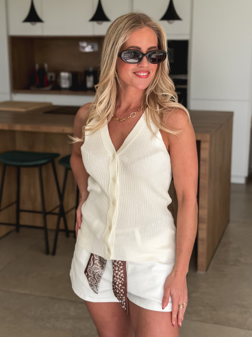 Blouse Alexina - Blanc