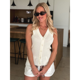 Blouse Alexina - Blanc