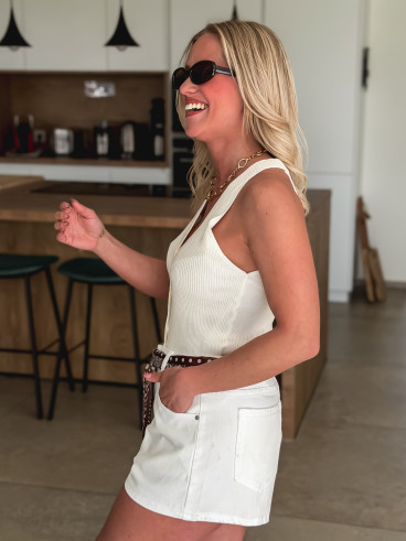 Blouse Alexina - Blanc