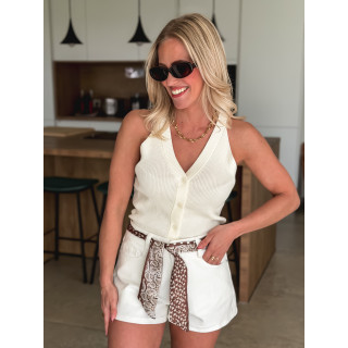 Blouse Alexina - Blanc