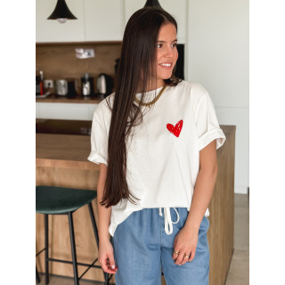 T-shirt Sarita - Blanc