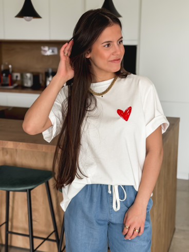 T-shirt Sarita - Blanc