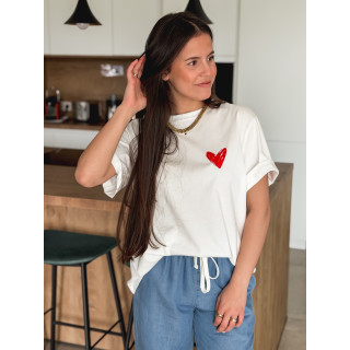 T-shirt Sarita - Blanc