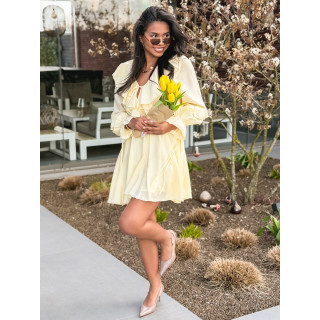 Robe courte Eryne - Jaune