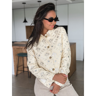 Veste en jeans Myria - Beige