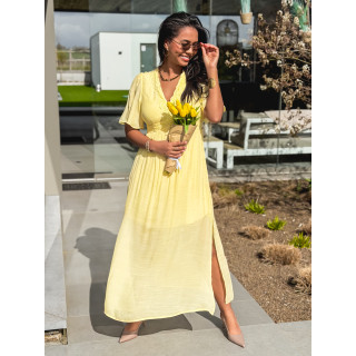 Robe longue Moïse - Jaune
