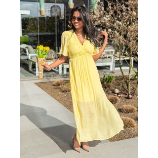 Robe longue Esméa - Jaune