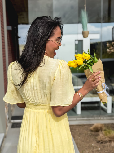 Robe longue Esméa - Jaune