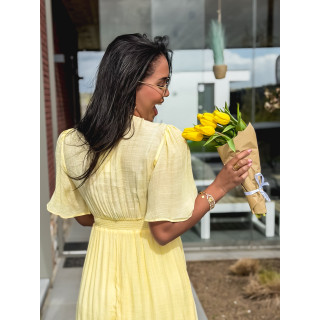 Robe longue Moïse - Jaune