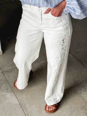 Jeans Evyra - Blanc