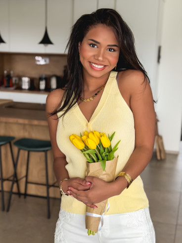 Blouse Alexina - Jaune