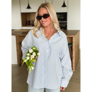 Chemise lignée Pasadena - Bleu/Blanc