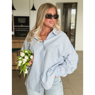 Chemise lignée Pasadena - Bleu/Blanc