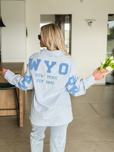 Chemise lignée Pasadena - Bleu/Blanc