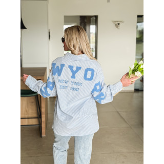 Chemise lignée Pasadena - Bleu/Blanc