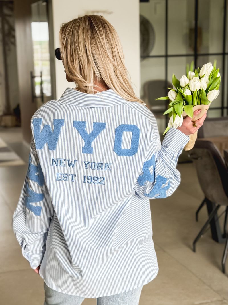 Chemise lignée Pasadena - Bleu/Blanc