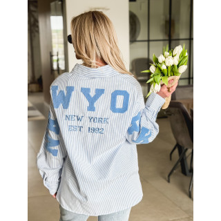 Chemise lignée Pasadena - Bleu/Blanc