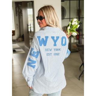 Chemise lignée Pasadena - Bleu/Blanc