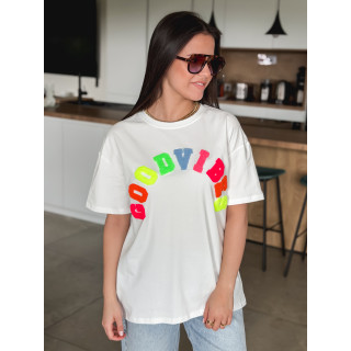 T-shirt "Good vibes" - Blanc