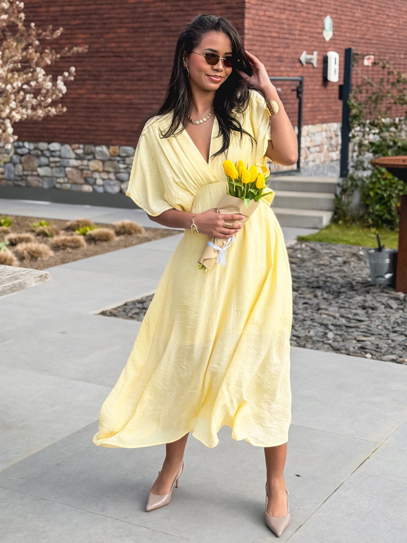 Robe longue Mayte - Jaune