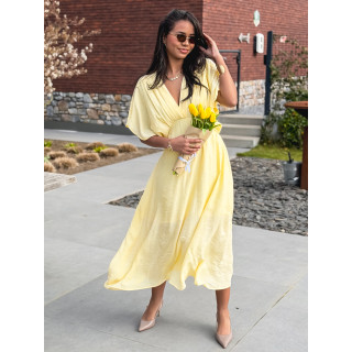 Robe longue Mayte - Jaune
