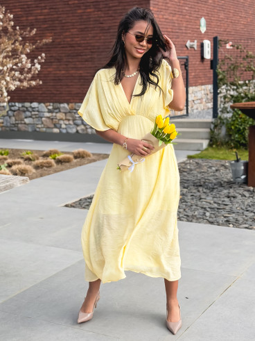 Robe longue Mayte - Jaune