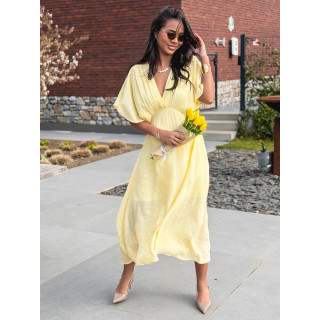 Robe longue Mayte - Jaune