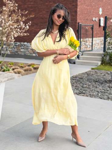 Robe longue Mayte - Jaune