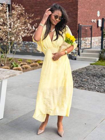 Robe longue Mayte - Jaune