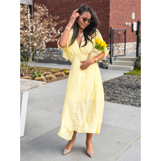 Robe longue Mayte - Jaune