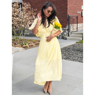 Robe longue Mayte - Jaune