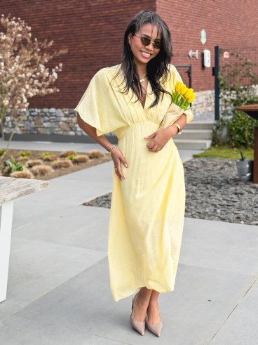Robe longue Mayte - Jaune