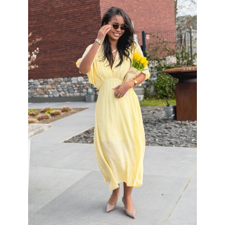 Robe longue Mayte - Jaune