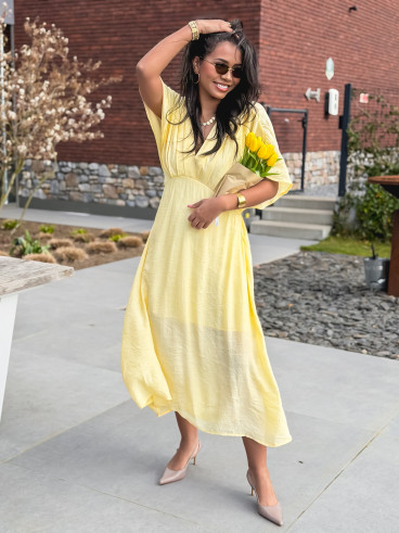 Robe longue Mayte - Jaune