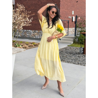 Robe longue Mayte - Jaune