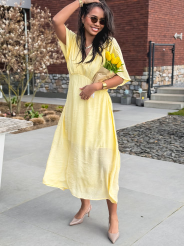 Robe longue Mayte - Jaune