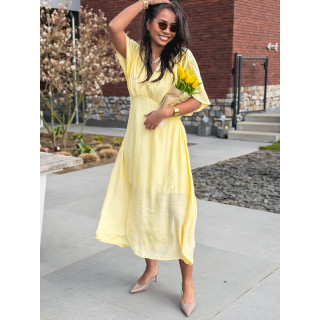 Robe longue Mayte - Jaune